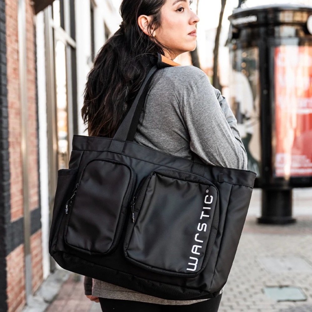 Warstic like brand new tote Black Tote Bag.